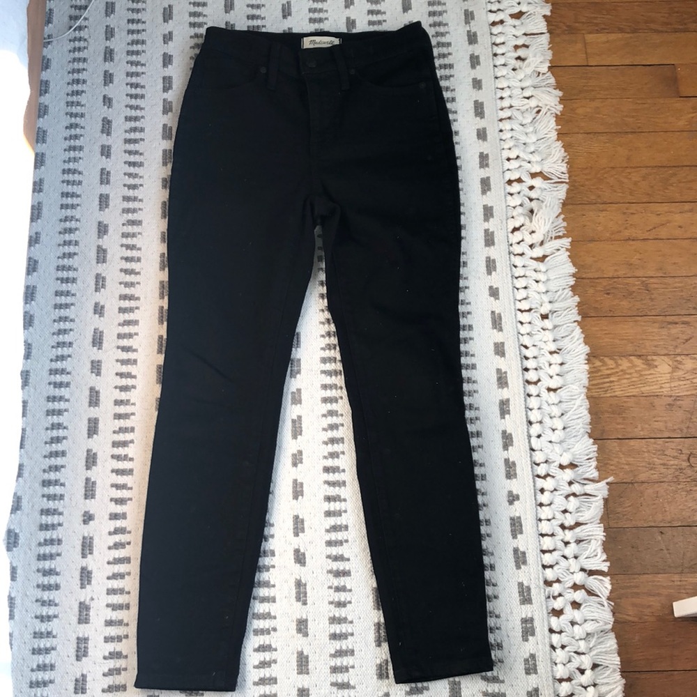 Madewell Black skinny jeans Petite